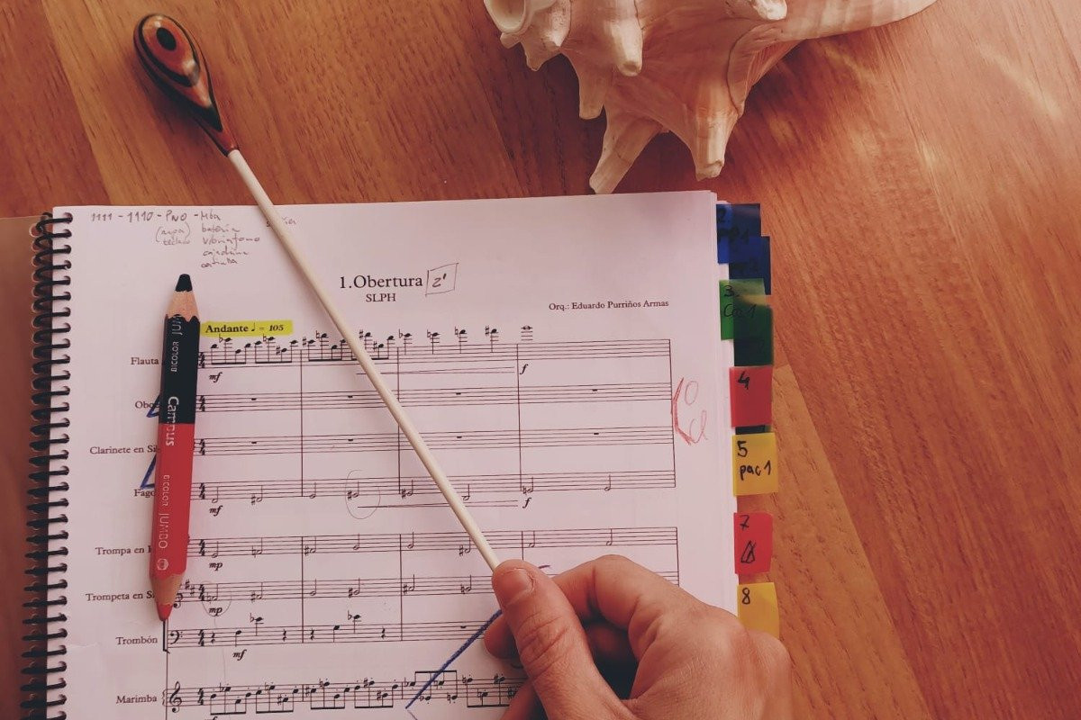Partitura de la obertura de 
